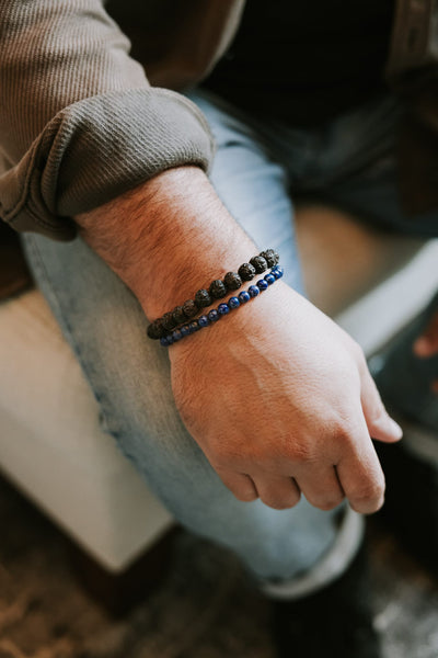 Bracelets Grounded Soul Rudraksha Wrist Mala