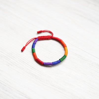 Bracelets Kids Rainbow Knotted Bracelet for Adults & Kids JB942.kid