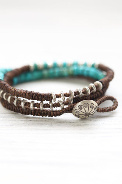 Bracelets Men's Powerful Expression Wrap Bracelet JB731