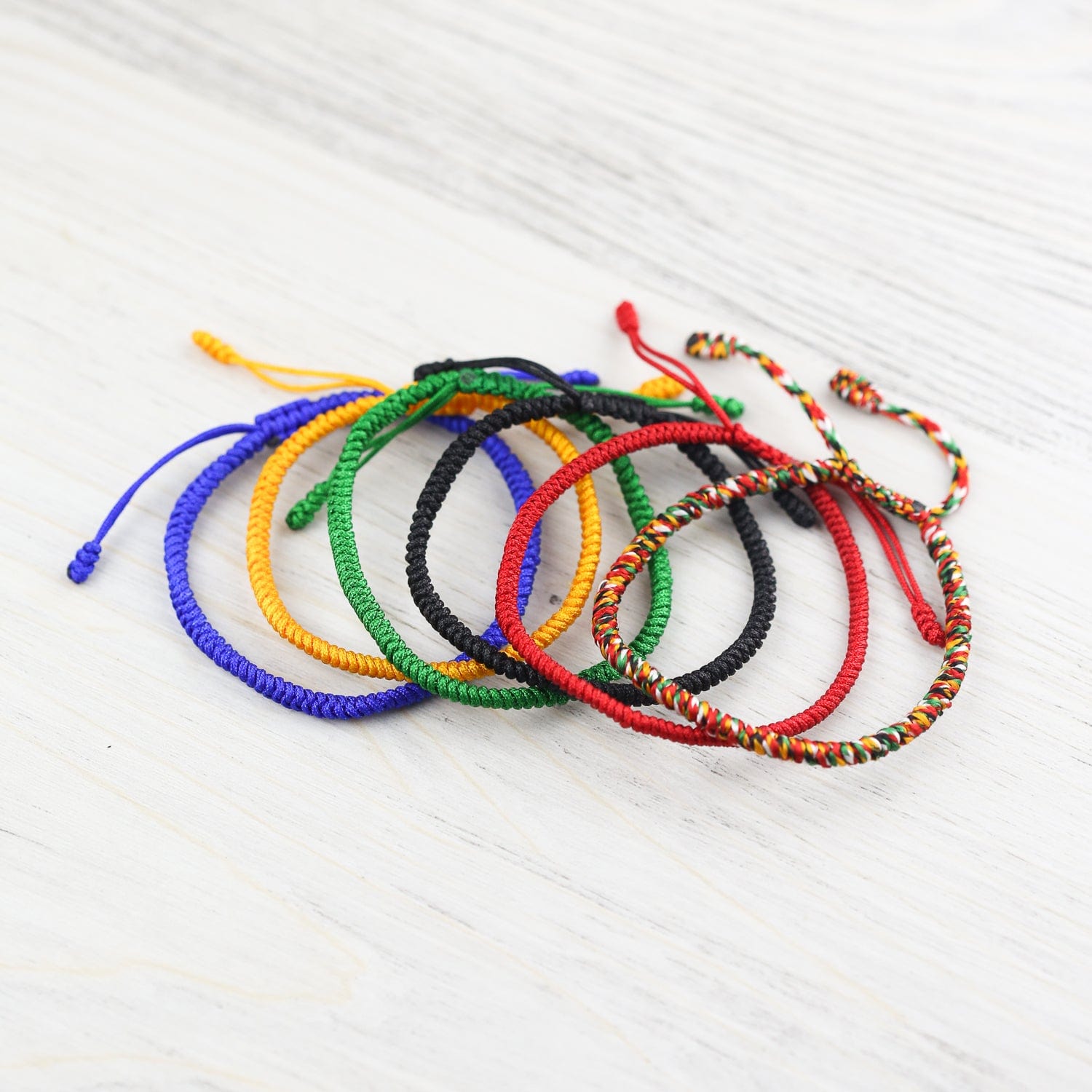 Bracelets Rainbow Knotted Bracelet for Adults & Kids