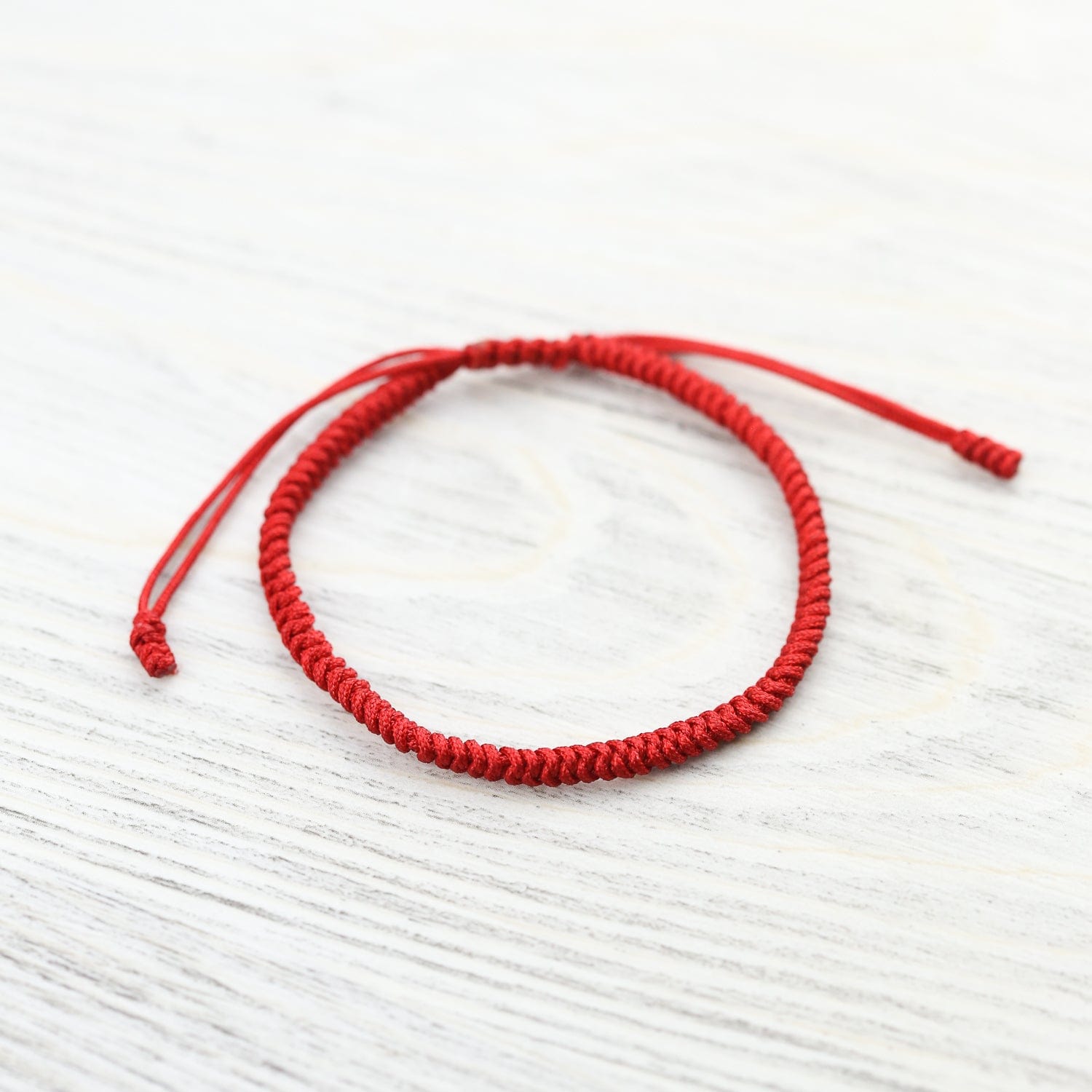 Bracelets Tibetan Traditions Red Knotted Bracelet JB930
