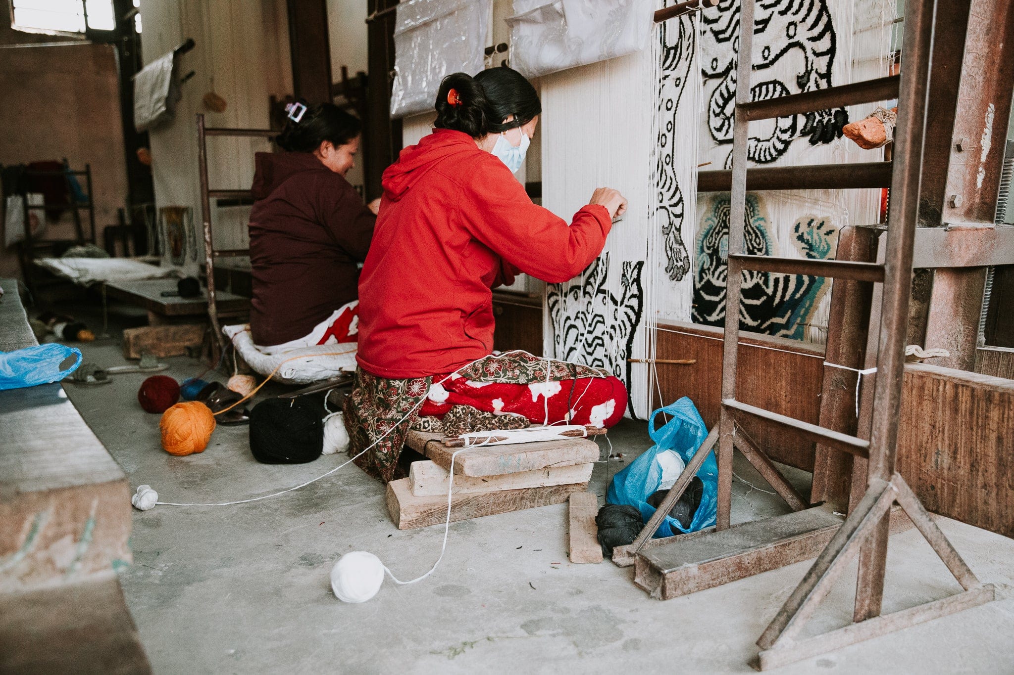 Carpets Contemporary Tibetan Tiger Rug CR102