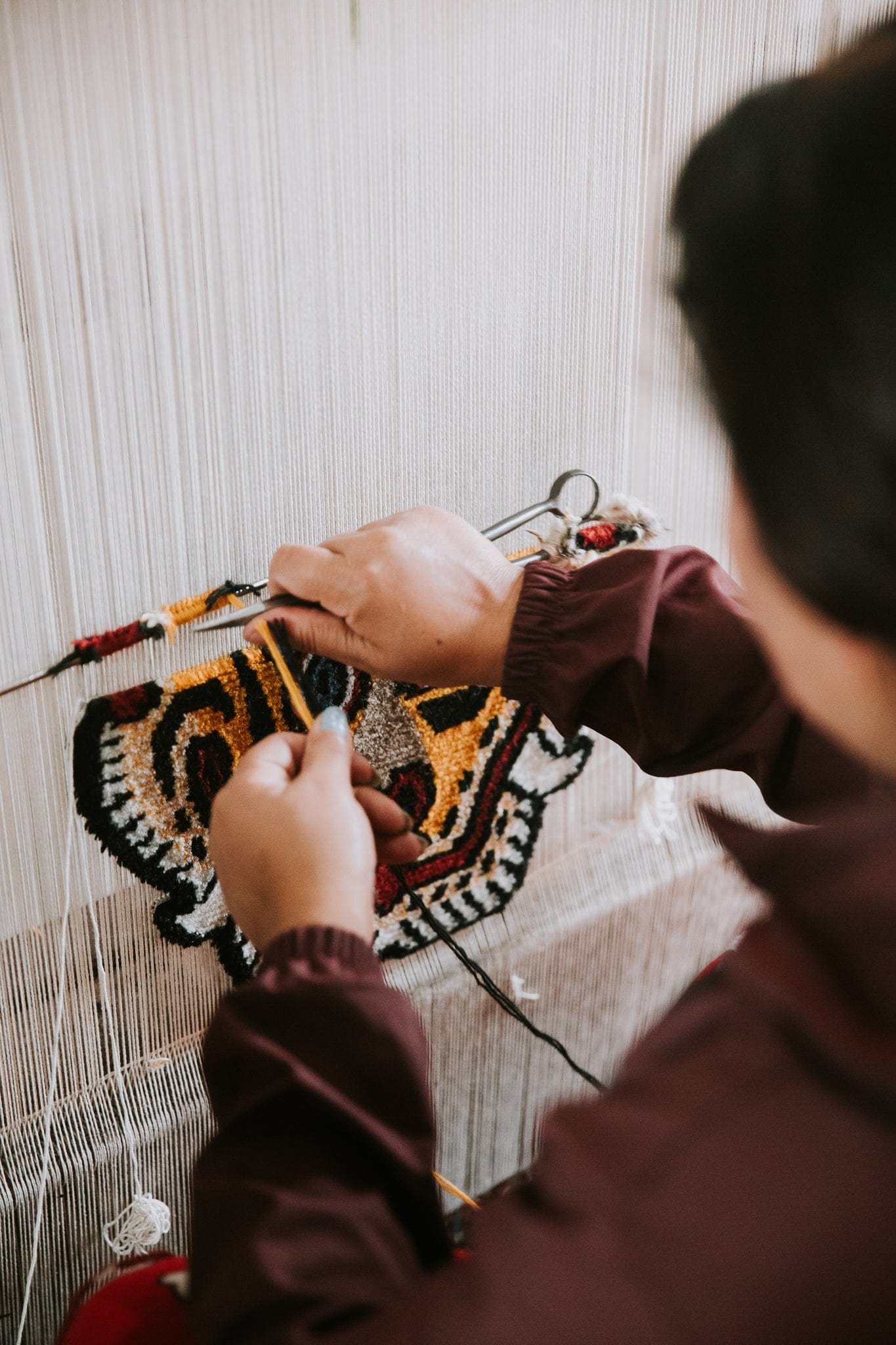 Carpets Contemporary Tibetan Tiger Rug CR102