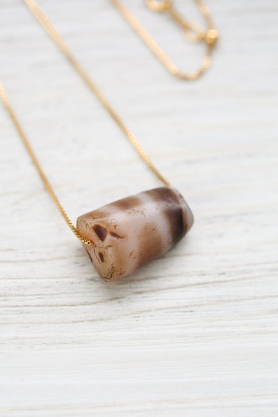 Dzi Beads Antique Longevity Dzi Bead DZ207