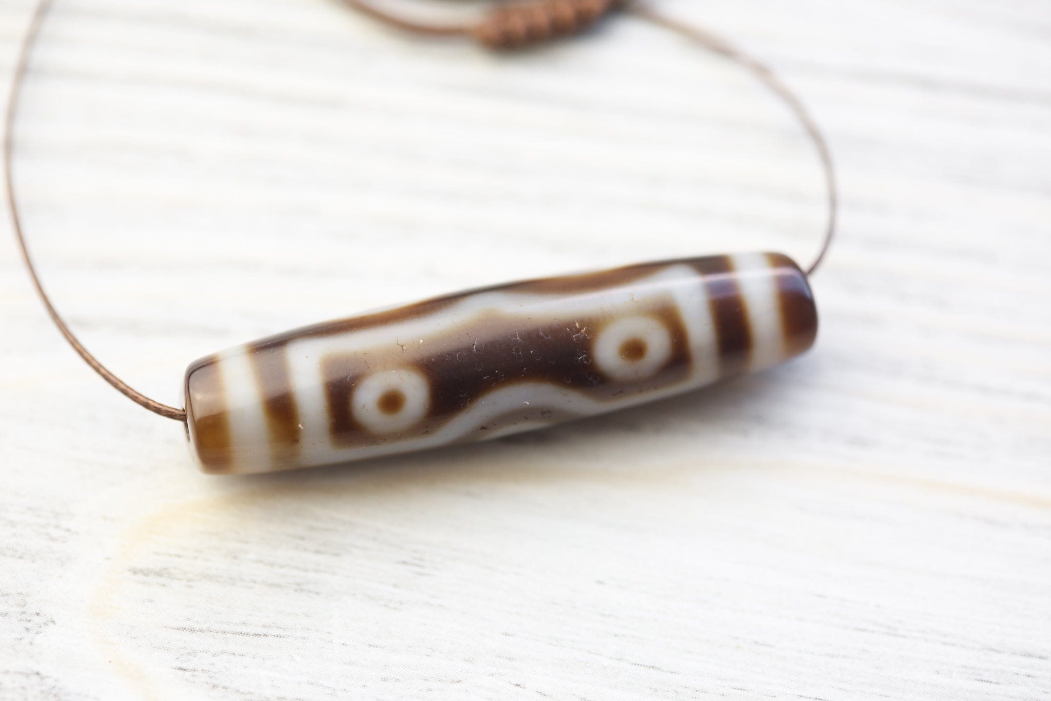 Dzi Beads Divine Buddha Eyes Dzi Bead DZ217