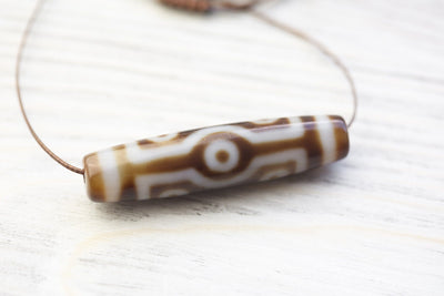 Dzi Beads Divine Buddha Eyes Dzi Bead DZ217