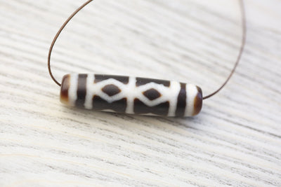 Dzi Beads Double Dorje Protection Dzi DZ220