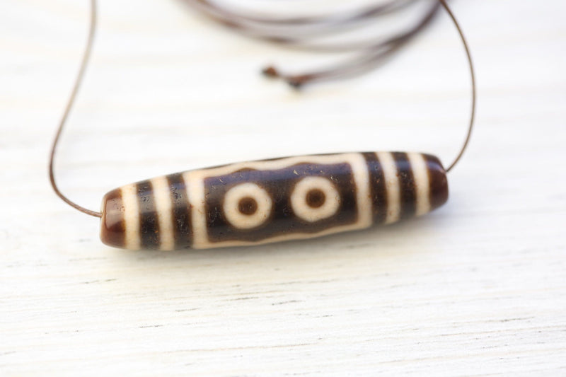 Dzi Beads Five Eye Elements Dzi Bead DZ223