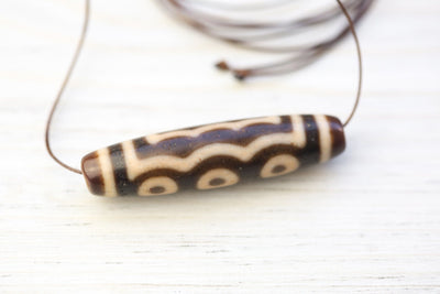 Dzi Beads Five Eye Elements Dzi Bead DZ223