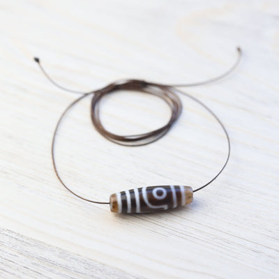 Dzi Beads Harmonious Two Eye Dzi DZ206