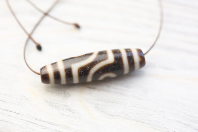 Dzi Beads Harmonious Two Eye Dzi DZ215