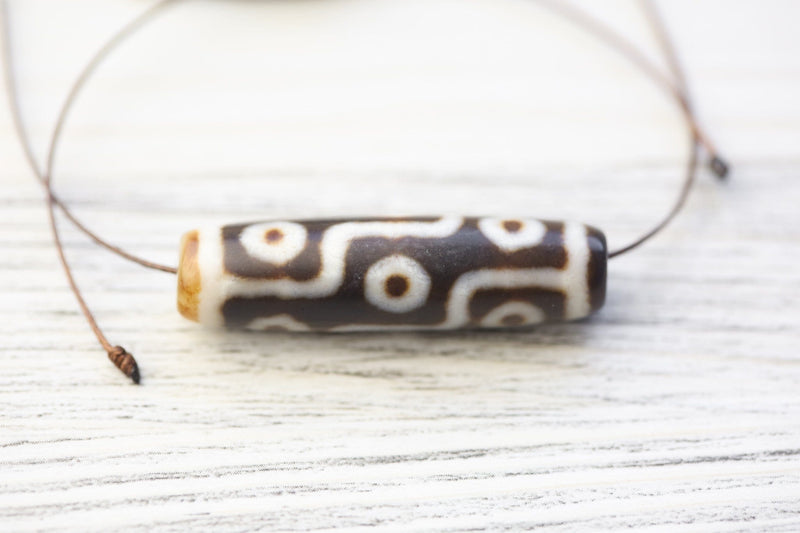 Dzi Beads Nine Eye Astrological Dzi DZ219