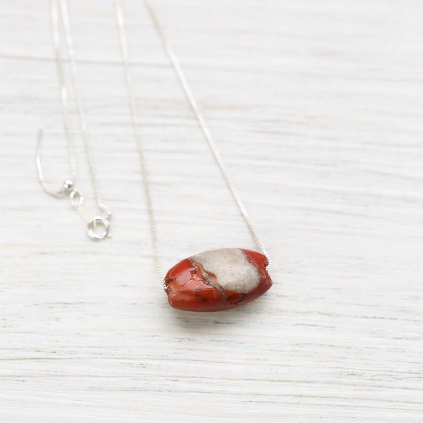 Dzi Beads Pema Raka Blood Lotus Bead - Crystalline Carnelian DZ212