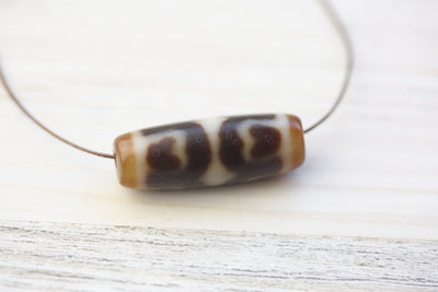 Dzi Beads Six Lotus Purity Dzi DZ225