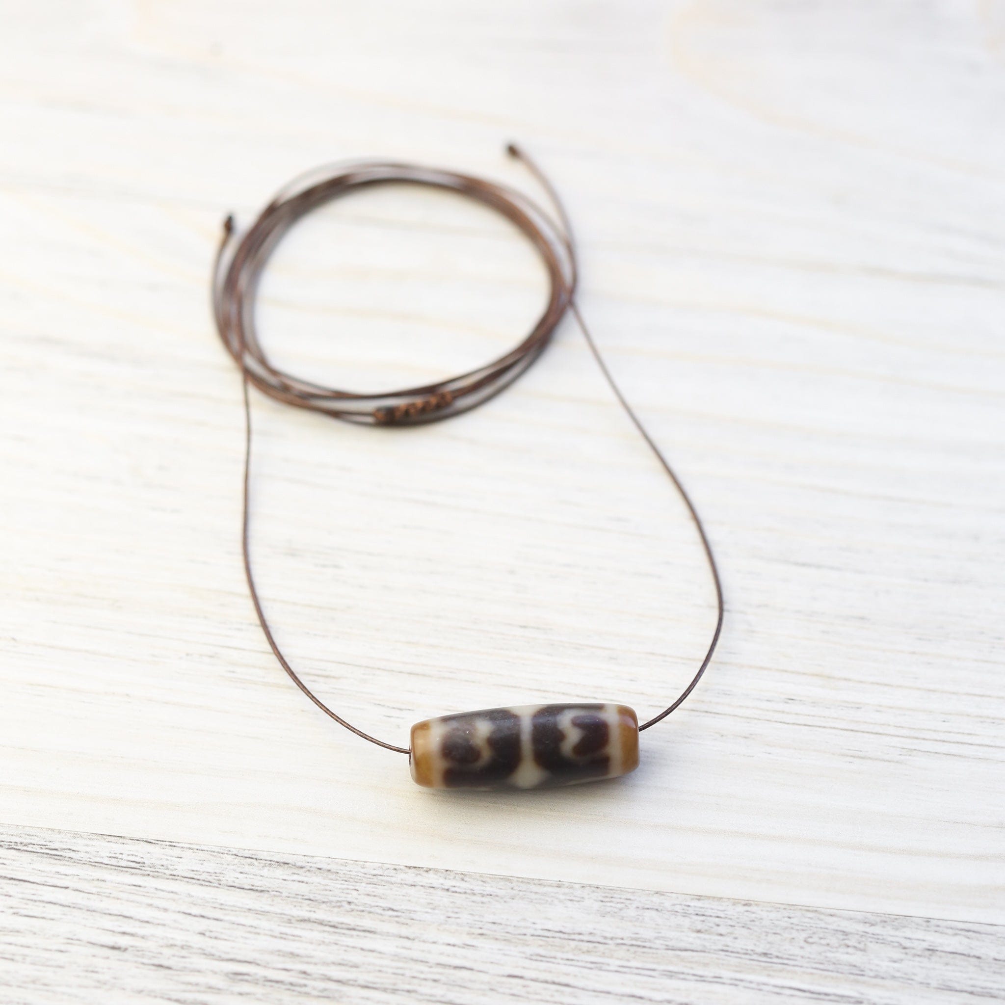 Dzi Beads Six Lotus Purity Dzi DZ225