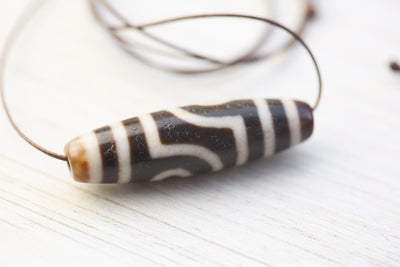 Dzi Beads Two Eye Stability Dzi Bead DZ214