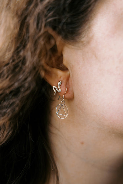 Earrings Sacred Geometry Circle Earrings