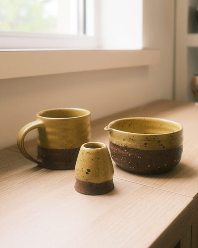 Home Marigold - Mug + Matcha Set Himalayan Stoneware Mug - Marigold