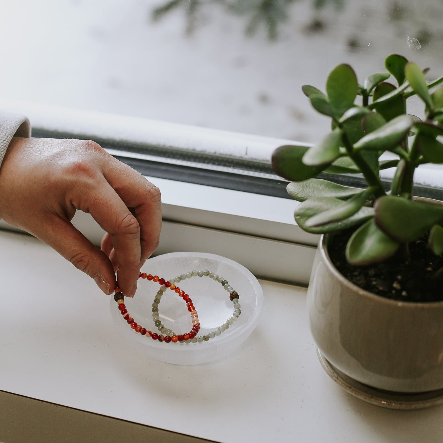 Home Selenite Energy Bowl HOME027