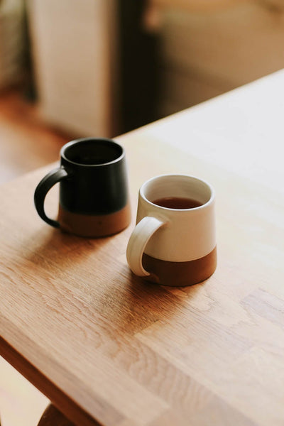 Home Stone & Soot - Set of 2 Himalayan Stoneware Mug - Marigold HOME024