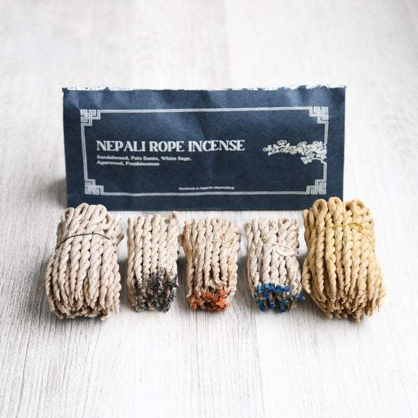 Five Sacred Scents - Nepali Rope Incense Set - DharmaShop