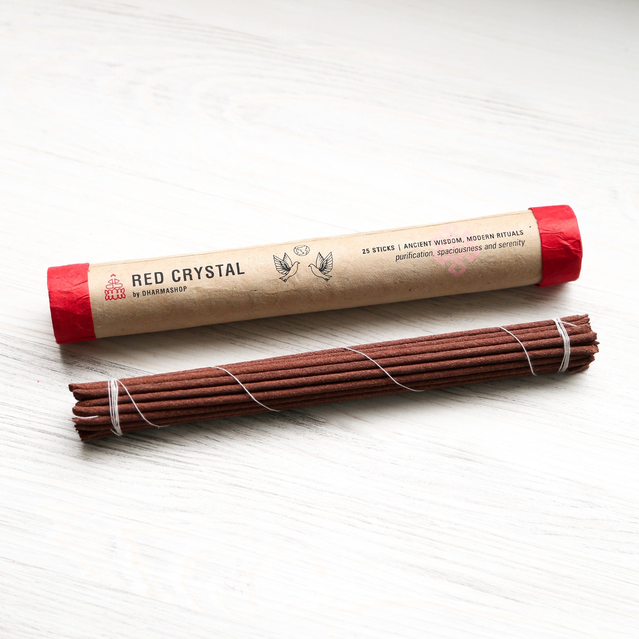 Incense Red Crystal Incense by DharmaShop IN115