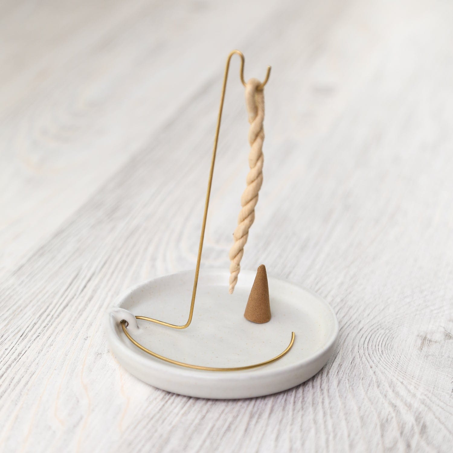 Incense Stone Ceramic Rope Incense Burner IZ047-2