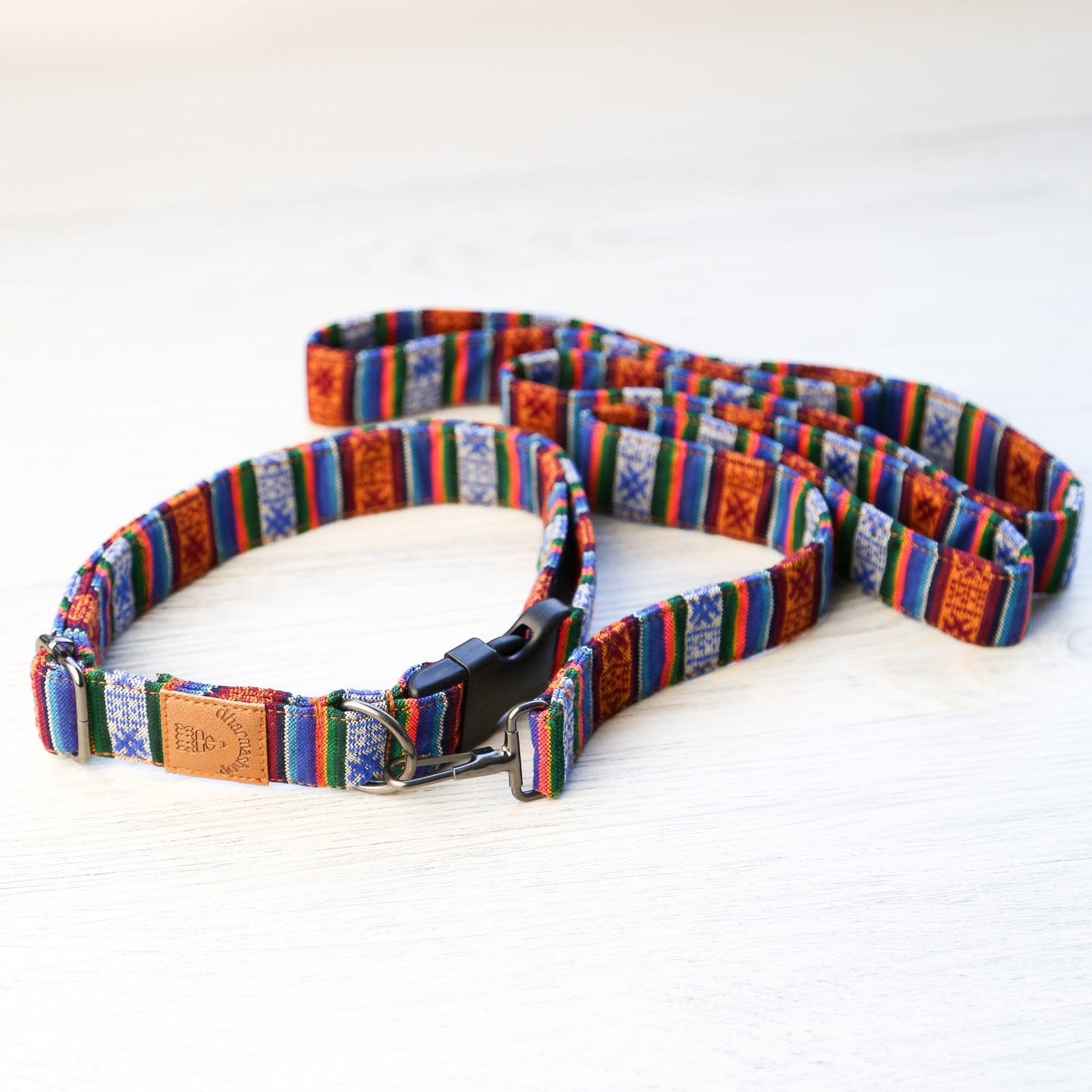 Lifestyle Bhutanese Heritage Dog Collar & Leash Set