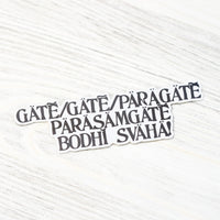 Lifestyle Heart Sutra Mantra Sticker Heart Sutra Mantra Sticker AA015