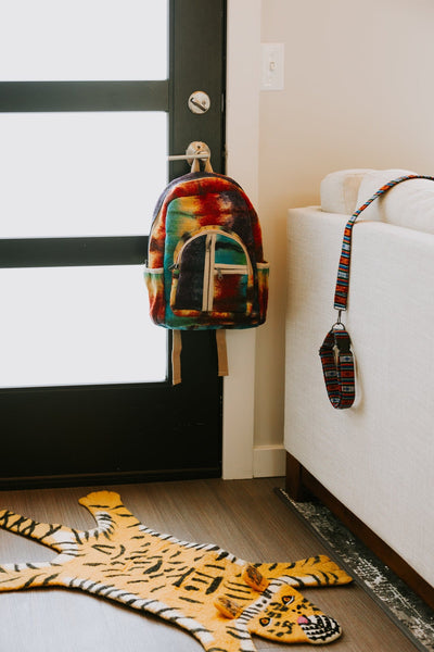 Lifestyle Rainbow Tie-Dye Himalayan Hemp Backpack FB552