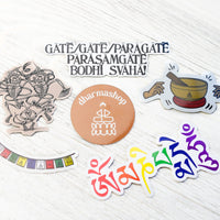 Lifestyle Sticker Pack Set of 6 DharmaShop Sticker Pack AA010