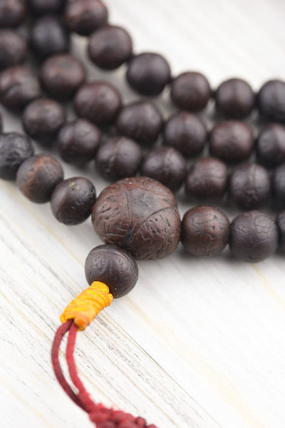 Mala Beads Antique Dark Bodhi Seed Mala