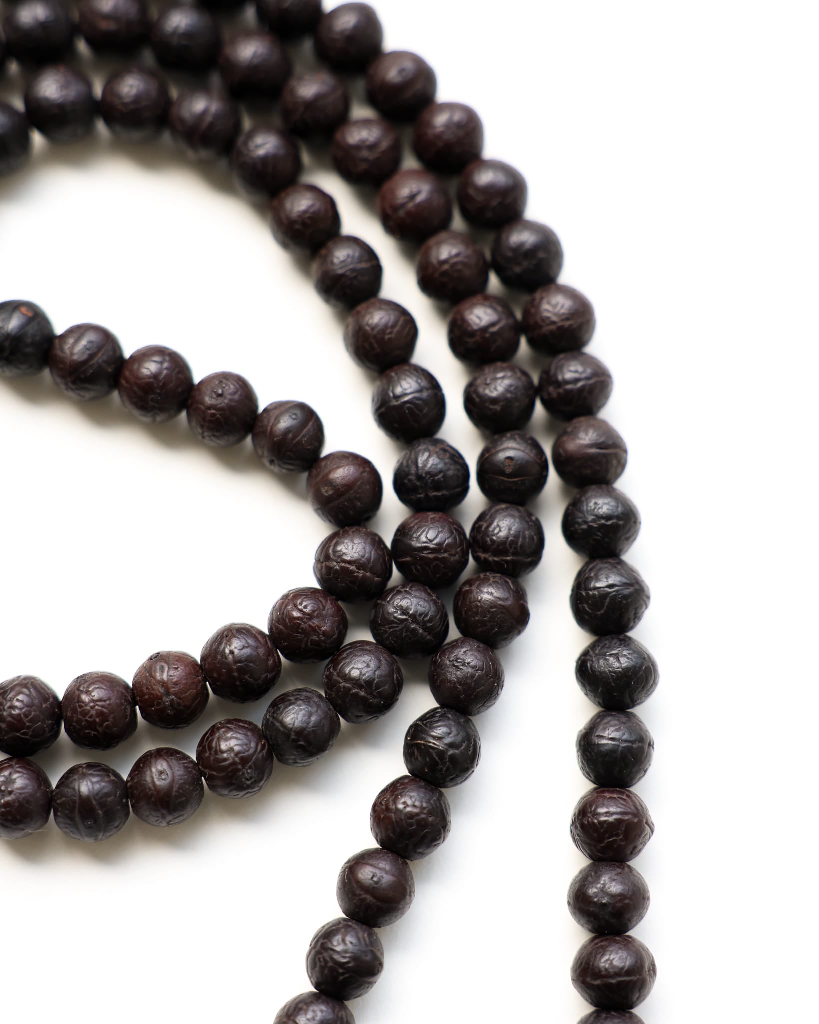 Mala Beads Antique Dark Bodhi Seed Mala ML1030