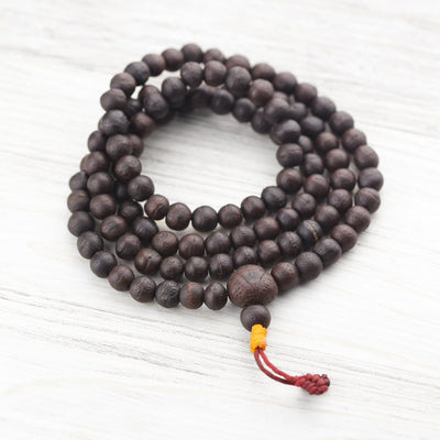 Mala Beads Antique Dark Bodhi Seed Mala ML912