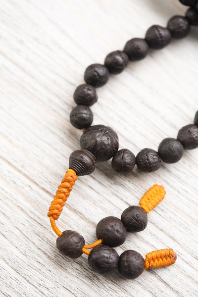 Mala Beads Antique Small Dark Phoenix Eye Bodhi Mala ML964