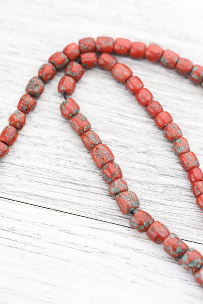 Mala Beads Antique Tibetan Coral Heirloom Necklace 02