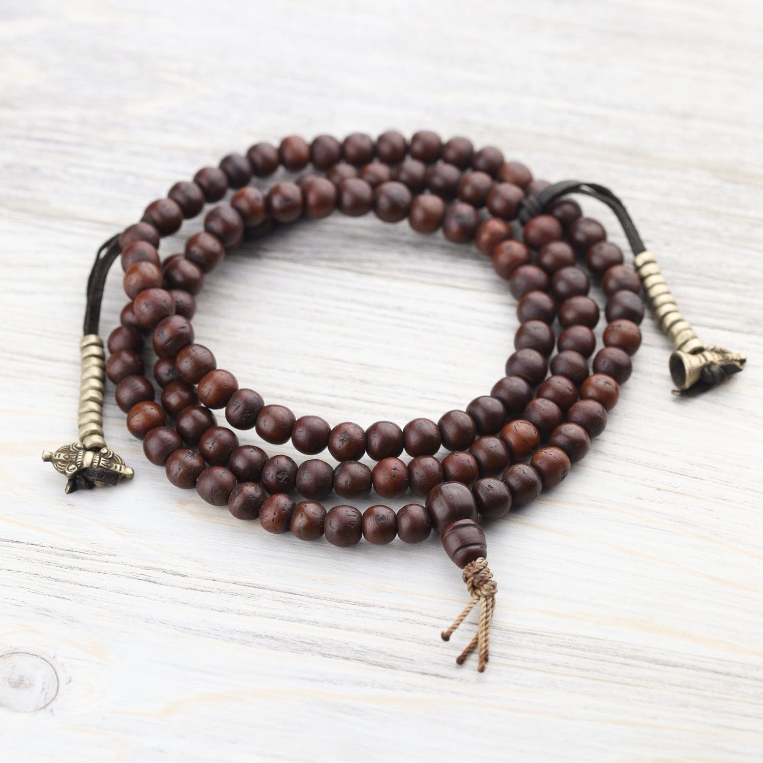 Black Agate Tibetan Buddhist Prayer Beads Mala Bracelet Buddha Word Lotus  Tools & Home Improvement