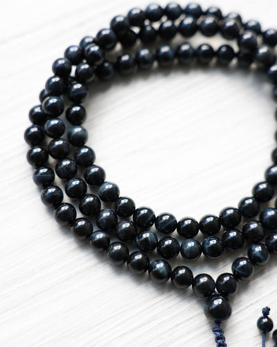 Mala Beads Blue Tiger Eye Mala ML995