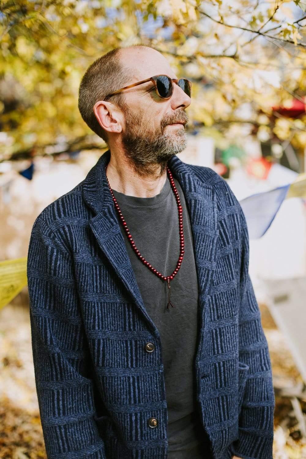 Mala Beads Calming Thai Rosewood Mala Necklace ML935