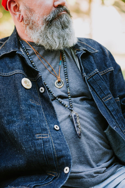 Mala Beads Celestial Dragon Dumortierite Mala ML980