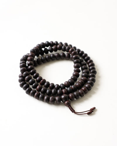 Mala Beads Dark Bodhi Seed Mala & Bracelet Set