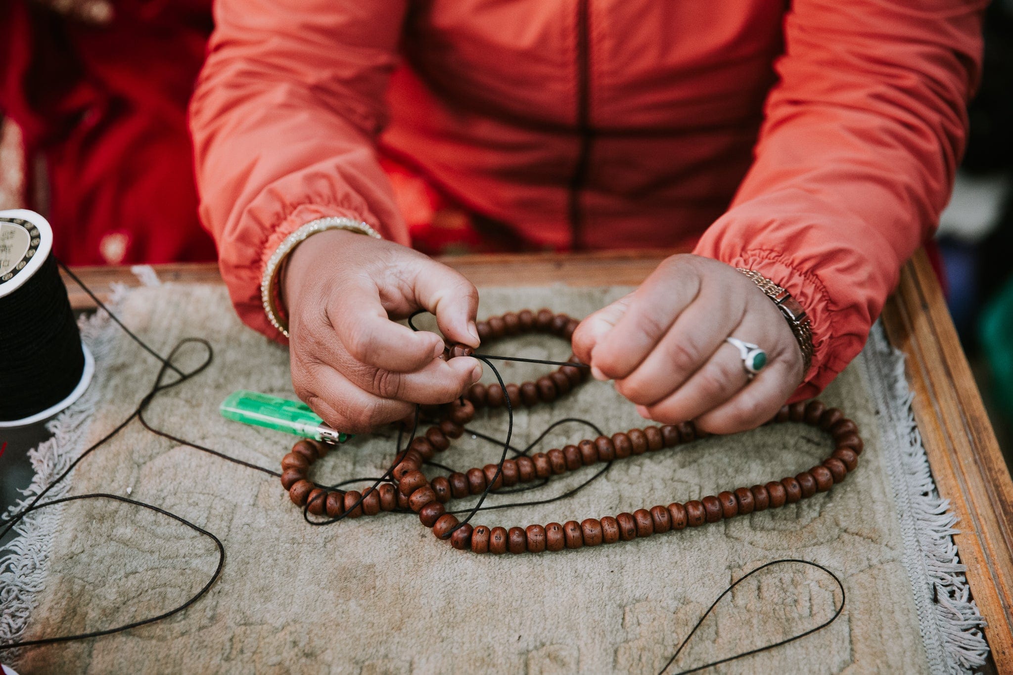 Mala Beads Dark Bodhi Seed Mala ml001