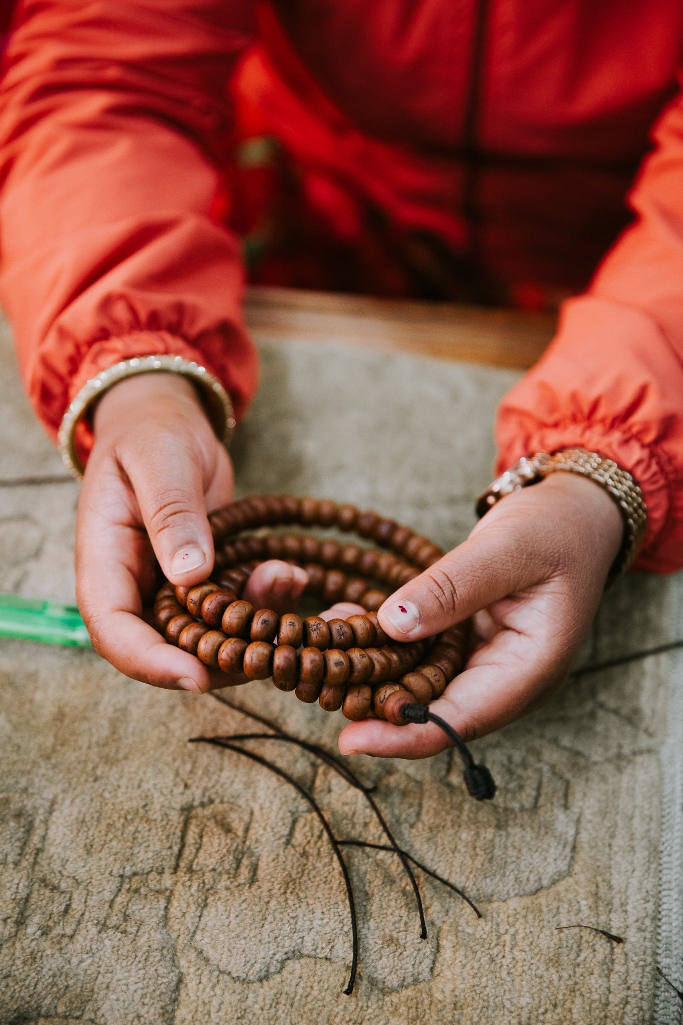 Mala Beads Dark Bodhi Seed Mala ml001