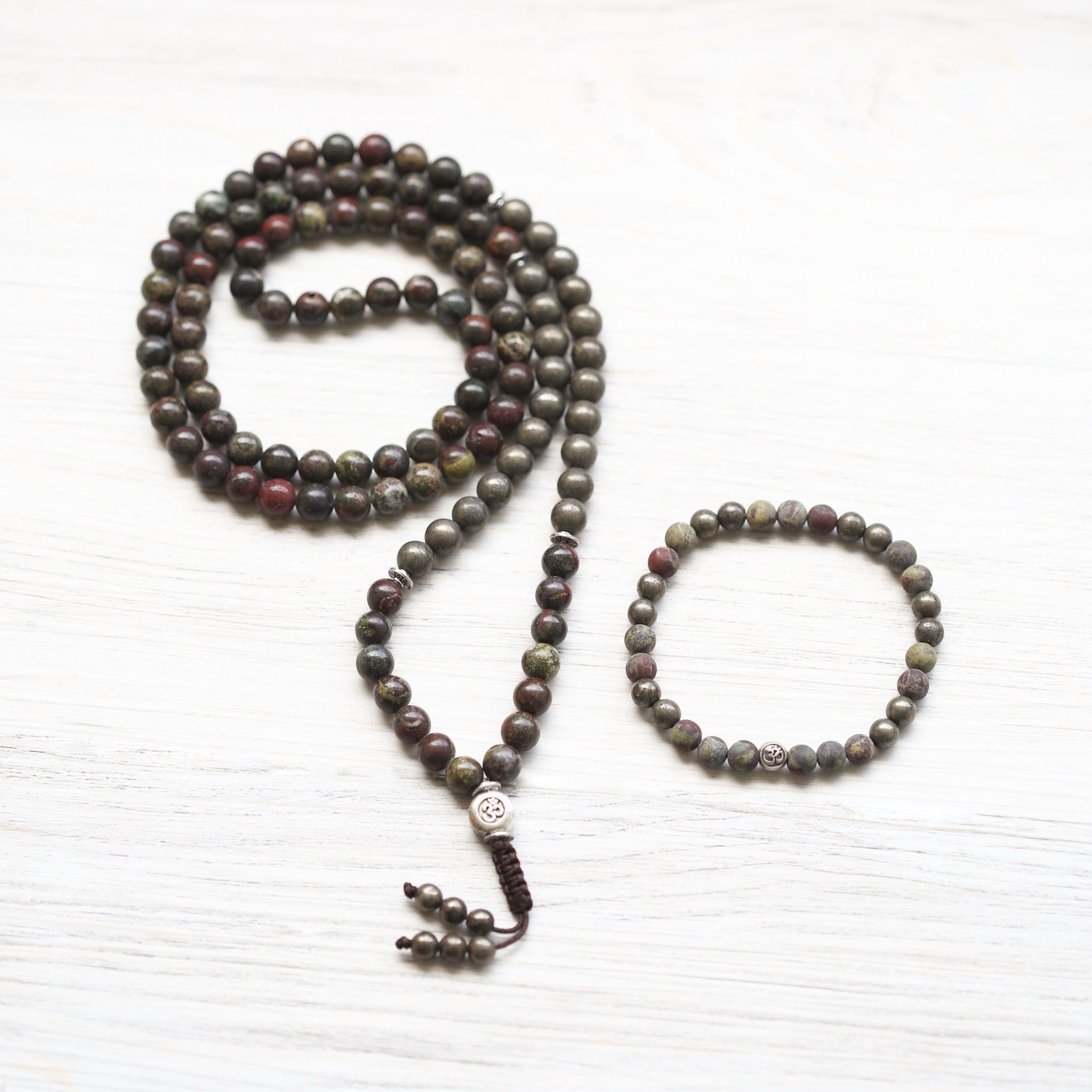 Mala Beads Dragon's Blood Root Chakra Mala ML945