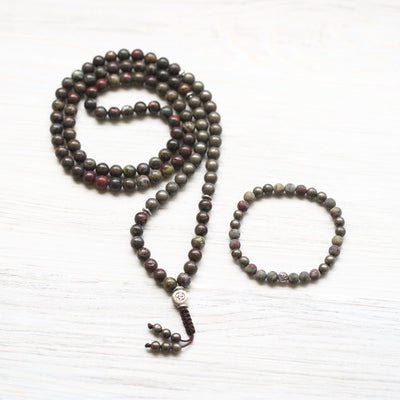Mala Beads Dragon's Blood Root Chakra Mala ML945