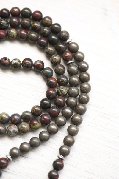 Mala Beads Dragon's Blood Root Chakra Mala ML945