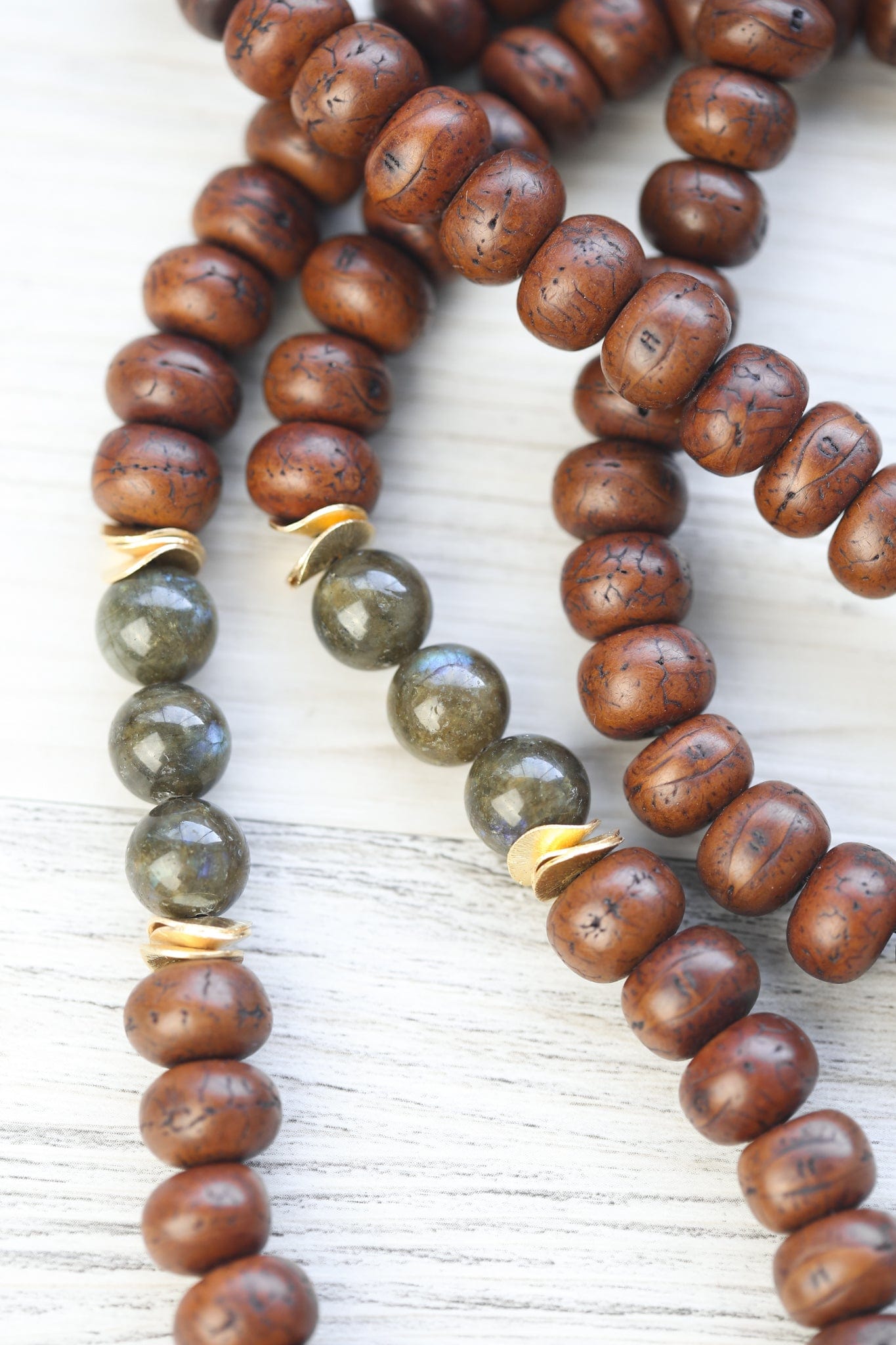 Mala Beads Energizing Bodhi Seed Mala & Bracelet Set SET038