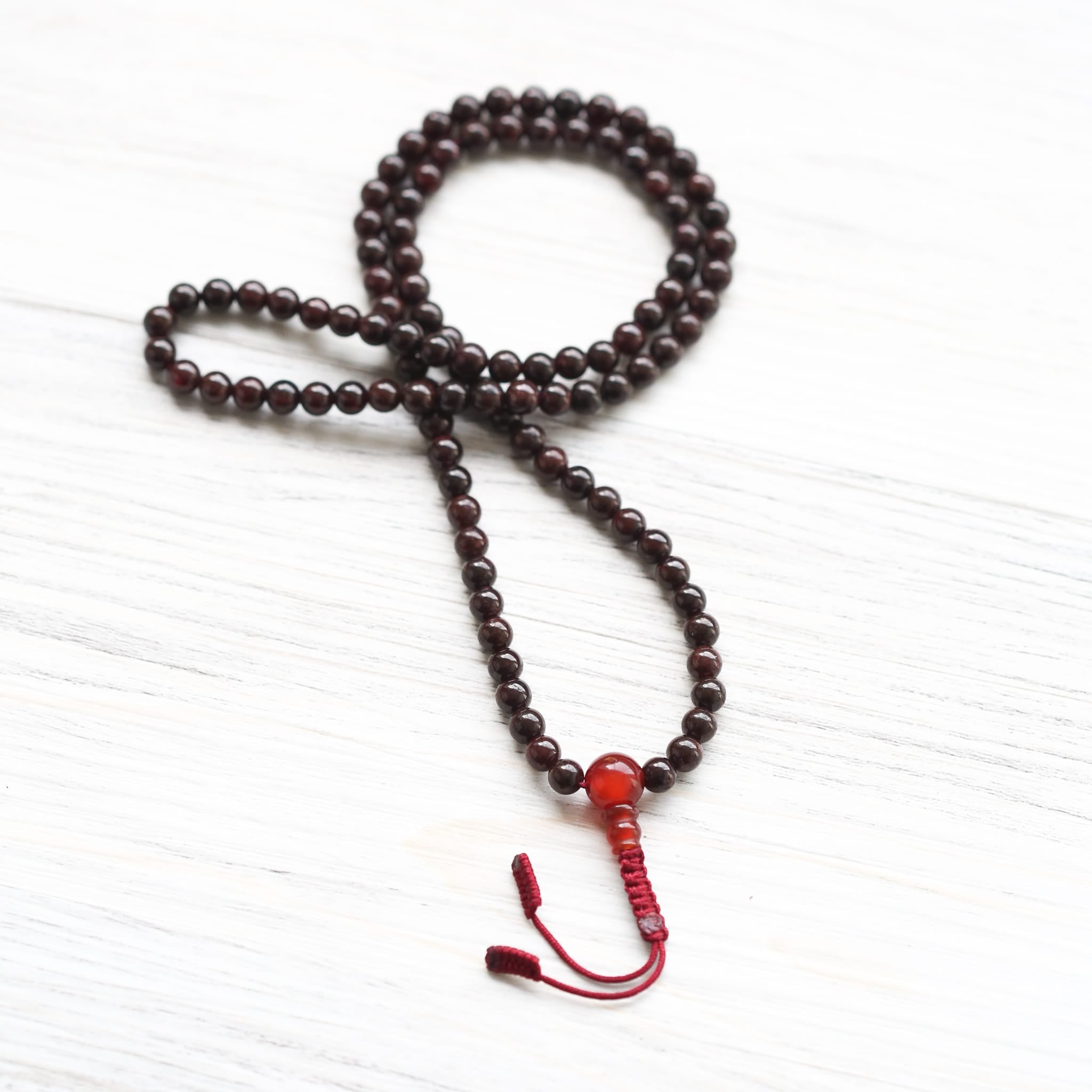 Mala Beads Garnet Manifestation Mala ML962