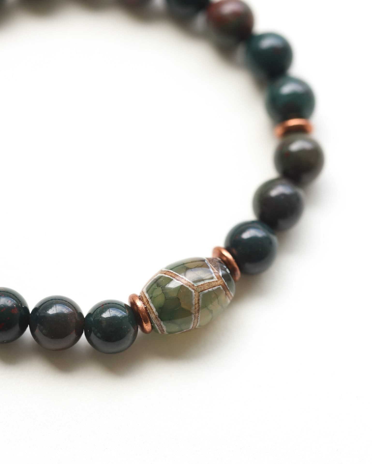 Mala Beads Grounded Growth Dzi Bracelet WM743