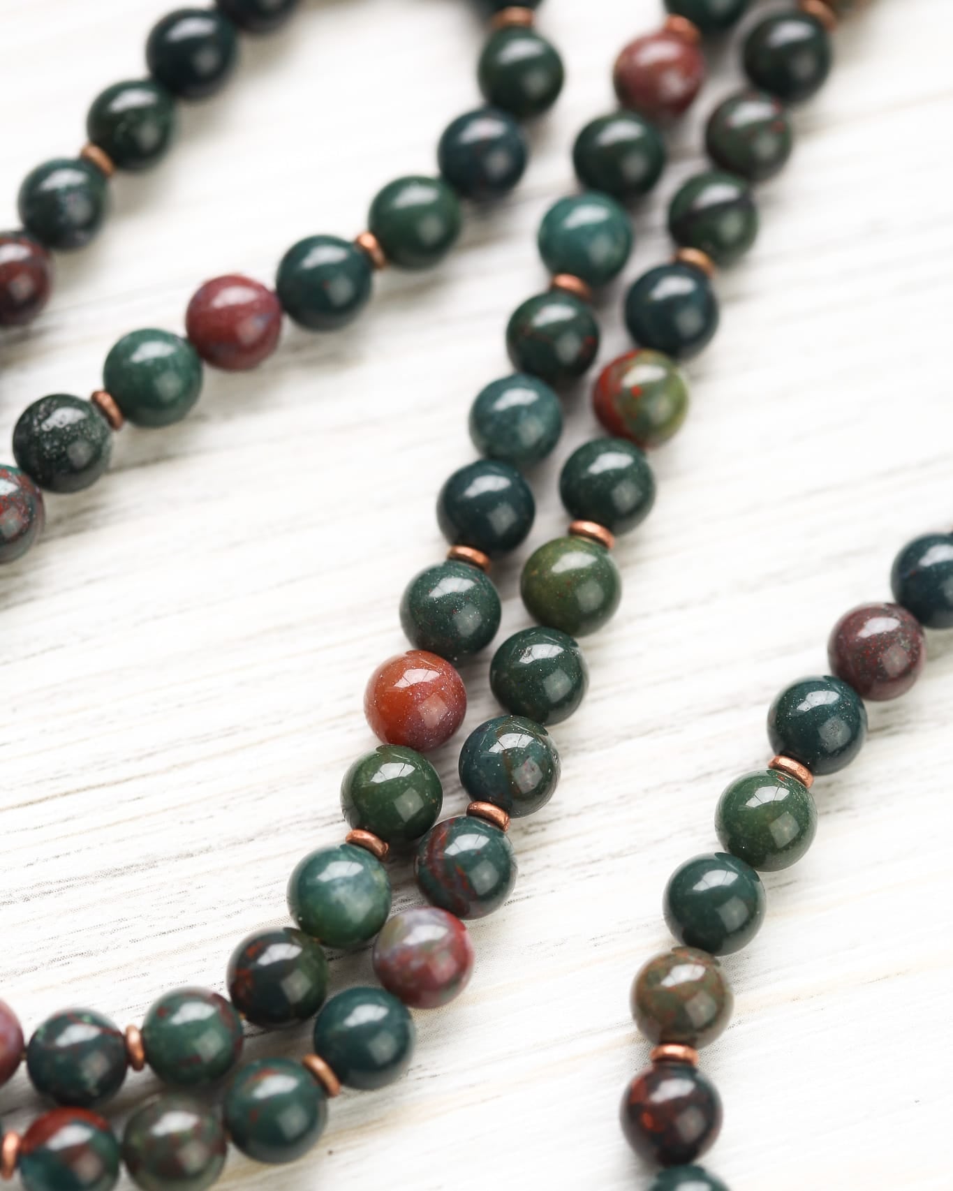 Mala Beads Grounded Growth Dzi Mala ML953